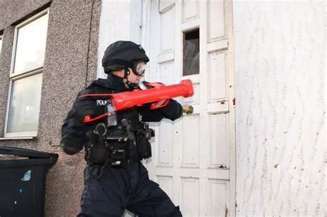 A battering ram, tear gas, a doorbell and other equipment stolen from ...