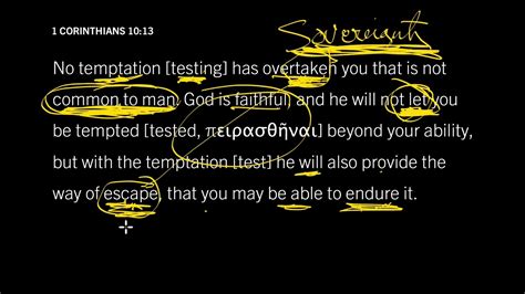 What Is the Way of Escape in Temptation? 1 Corinthians 10:13, Part 2 ...