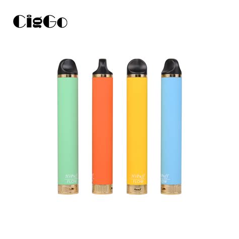 8 Colors in Stock 1500 Puffs Hipuff Flow Closed Vape Pod Device with ...