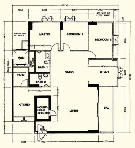 HDB floor plans rare layouts - The world of Teoalida