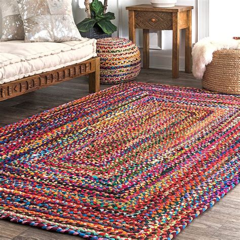 Reversible Chindi Rugs 50 x 80 cm Colorful Handmade woven Small Rag ...