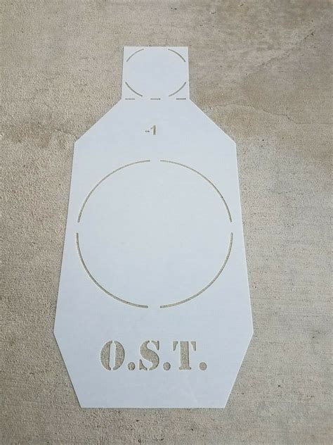 OST Compact Silhouette Kit Target Stencil paper cardboard targets | eBay