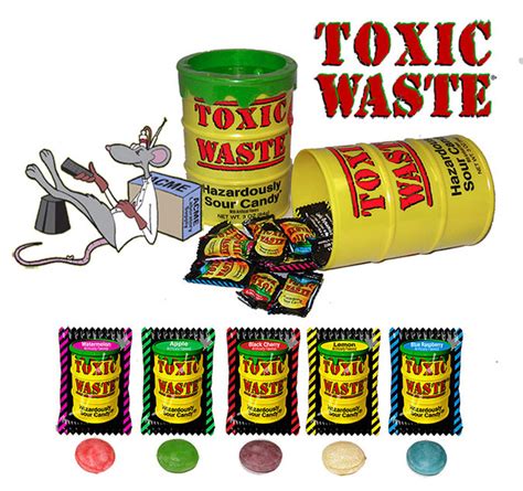 TOXIC WASTE SOUR CANDY & BANK