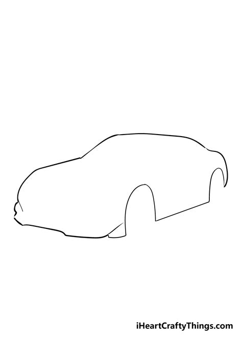 Racecar Drawing - How To Draw A Racecar Step By Step