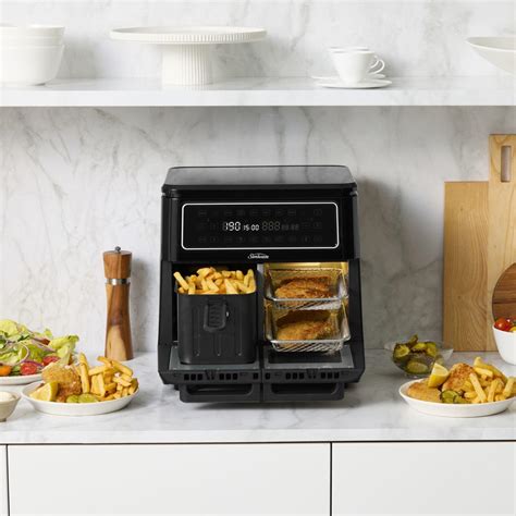 Sunbeam Multi Zone AFP6000BK Air Fryer Oven 11L Black | Kitchen Warehouse™