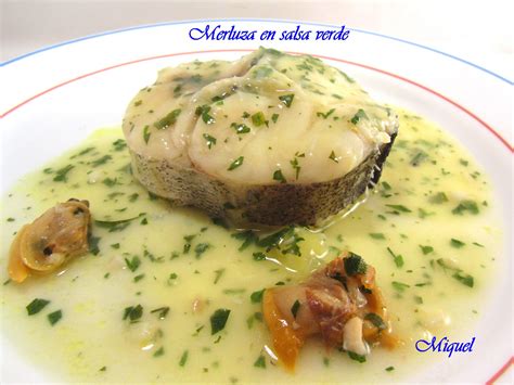 Les receptes del Miquel: Merluza en salsa verde