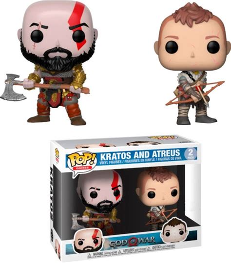 Funko God of War POP Games Kratos Atreus Exclusive Vinyl Figure 2-Pack ...