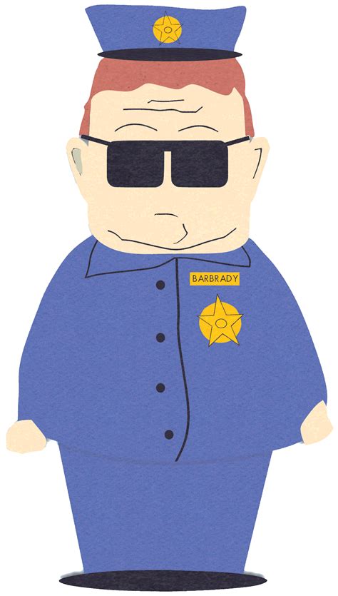 Officer Barbrady - South Park Archives - Cartman, Stan, Kenny, Kyle