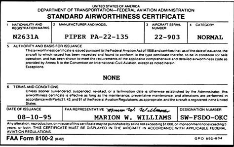 Aircraft Documents