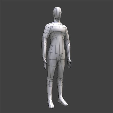 Lowpoly Basic Human Rigged In Blender 3D Model | ubicaciondepersonas ...