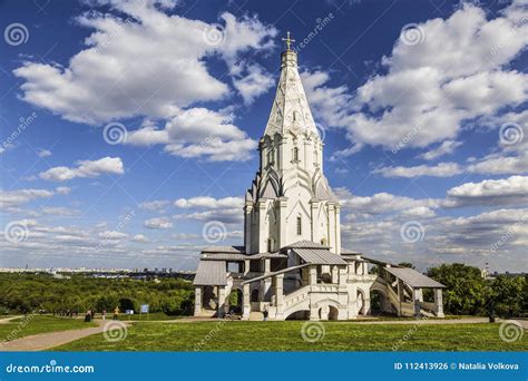 The Church of the Ascension in Kolomenskoye, Moscow, Stock Photo ...