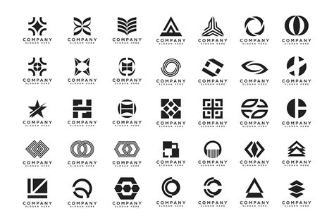 Set of Company Logo Design Ideas Vector Graphic by dunia8103 · Creative ...