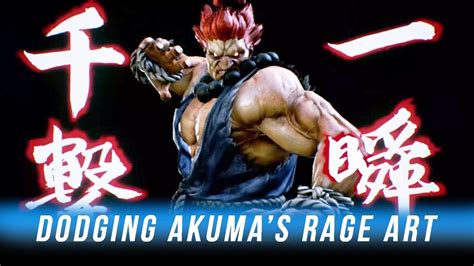 Tekken 7 - Akuma Rage Art Evade - YouTube