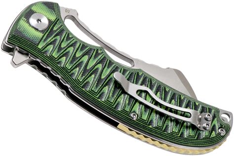 Bestech Knives Hornet Black & Green G10 BG12C pocket knife ...