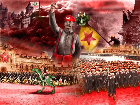 The Communist Mario Triumphant by Thrakks on DeviantArt