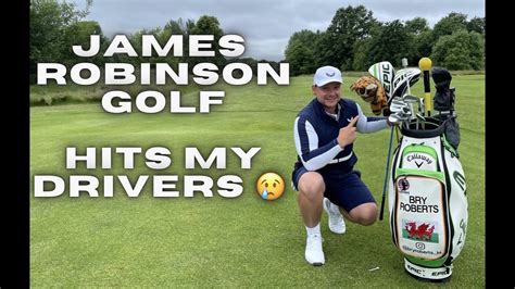 JAMES ROBINSON GOLF hits my drivers 😢 HOW DID IT GO?!? | BRY ROBERTS ...