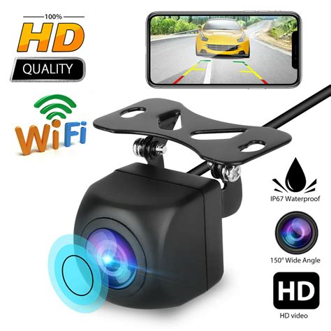 WiFi HD Wireless Car Rear View Cam.Wireless Backup Camera - Waterproof ...