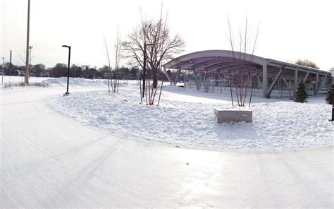 The City's first covered outdoor artificial ice rink at Greenwood Park ...