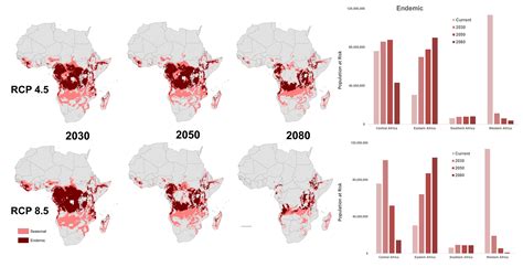 Botswana Malaria Map Map Of Botswana Malaria Southern Africa Africa ...