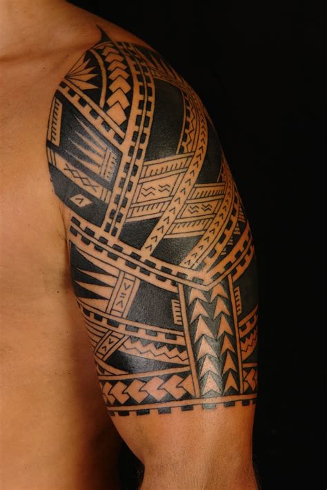 SHANE TATTOOS: Polynesian/Samoan Half Sleeve