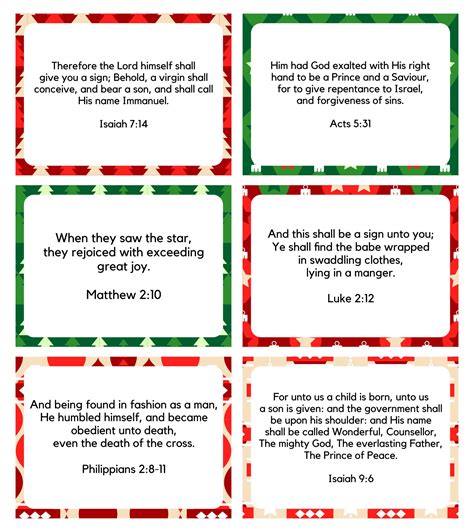 Printable Verses From The Bible