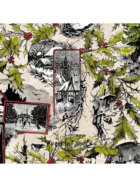 WINTER WONDERLAND - SCENE | Christmas fabric, Winter wonderland ...