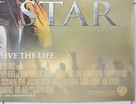 Rock Star - Original Movie Poster