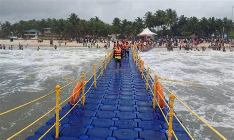 Floating deck reintroduced in Malpe Beach