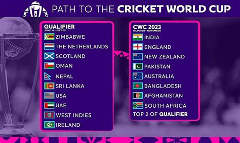 Why the Cricket World Cup 2023 will have only 10 Teams? - 12Cricket ...