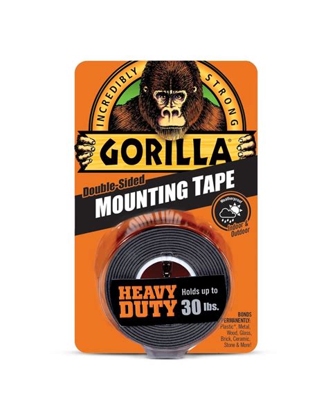 Gorilla - Heavy Duty Mounting Tape (60in) - Hub Hobby