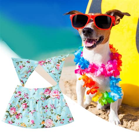 Travelwant Dog Bikini Beach Swimsuit Puppy Bathing Dress Pet Clothes ...