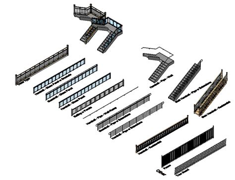 Railing Samples In Revit | Free Download! (4.35 MB) | Library Revit