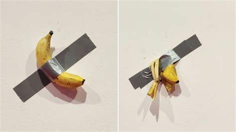 Student eats banana worth over £90,000 taped to art gallery wall | ITV News