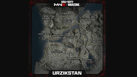 Exciting new Warzone map Urzikstan revealed -- all 11 POIs | ONE Esports