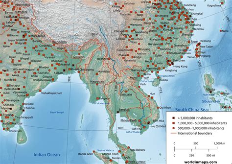 Mekong - World in maps