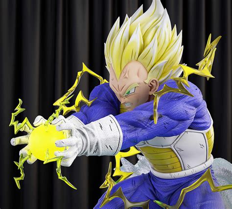 Vegeta Final Flash Statue - ZBrushCentral