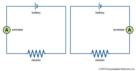 Electric current diagram