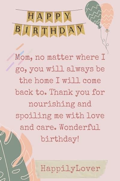 137+ Best Birthday Wishes for Moms From Son or Daughter - Happily Lover