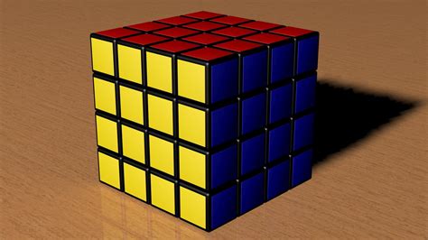 4x4 Rubiks Cube - 3D Model by Knight1341