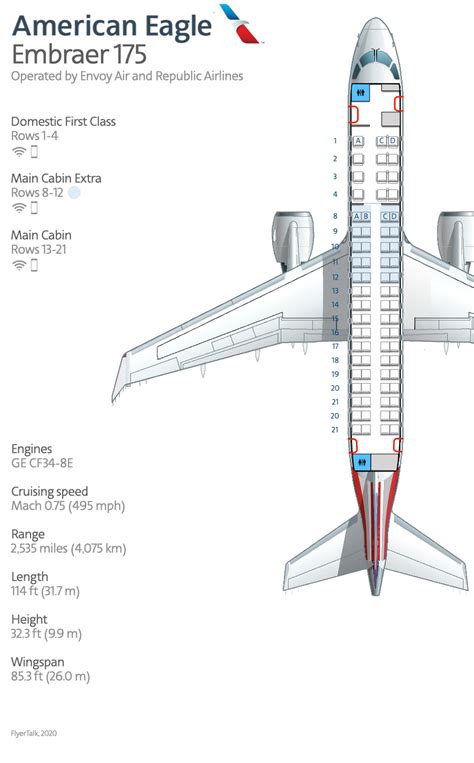 Embraer E-175 / E175 discussion, seating, power, etc. - FlyerTalk Forums