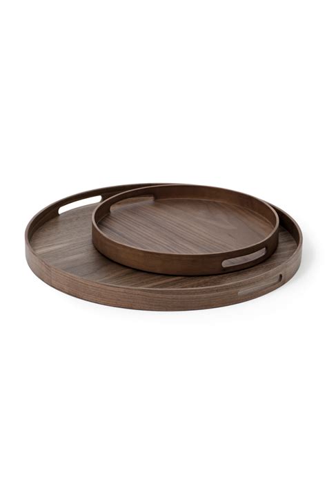 Wooden Round Tray | Wireworks Busboy 450 Round Tray