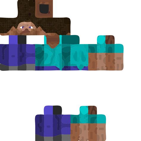 Depixilized Steve Skin Minecraft by minevore on DeviantArt