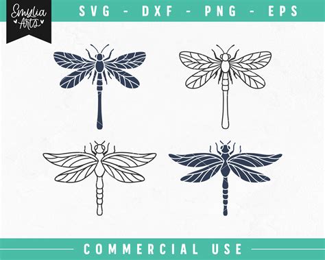 Dragonfly SVG Dragonfly Silhouette Hand Drawn Dragonflies - Etsy Australia