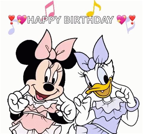 Minnie Mouse Daisy Duck GIF - MinnieMouse DaisyDuck Happy - Discover ...