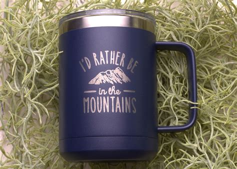 Custom Insulated Mug Camping Coffee Mug Engraved Coffee Cup - Etsy