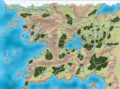 Pathfinder Map Of Golarion - Sasha Costanza