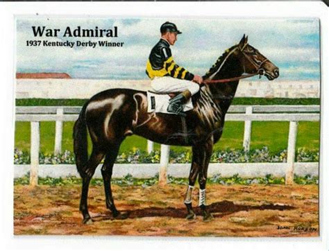 War Admiral one of the best sons off Man O'War | Horses, Horse racing ...