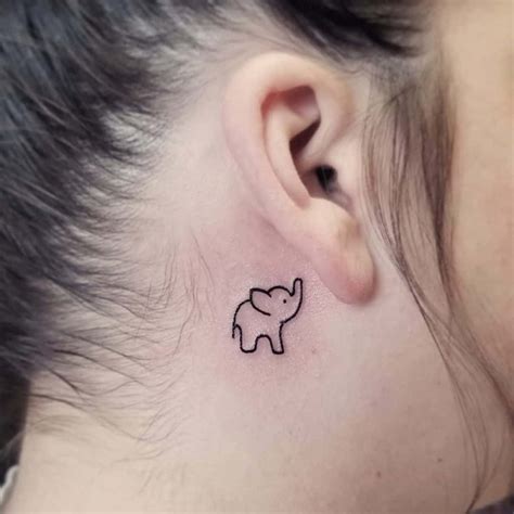 Discover 74+ elephant outline tattoo latest - thtantai2