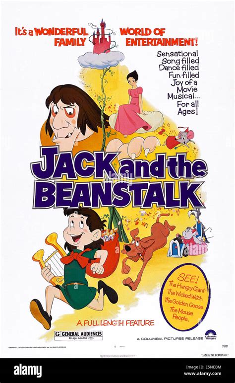 Poster for jack the beanstalk Cut Out Stock Images & Pictures - Alamy