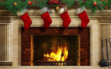 Free Christmas Fireplace Wallpapers - Wallpaper Cave